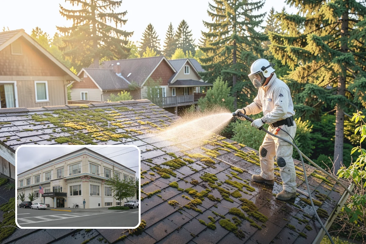 Driveway Brightening in Anacortes, Skagit County, WA - Evens out blotchy, weather-dulled concrete