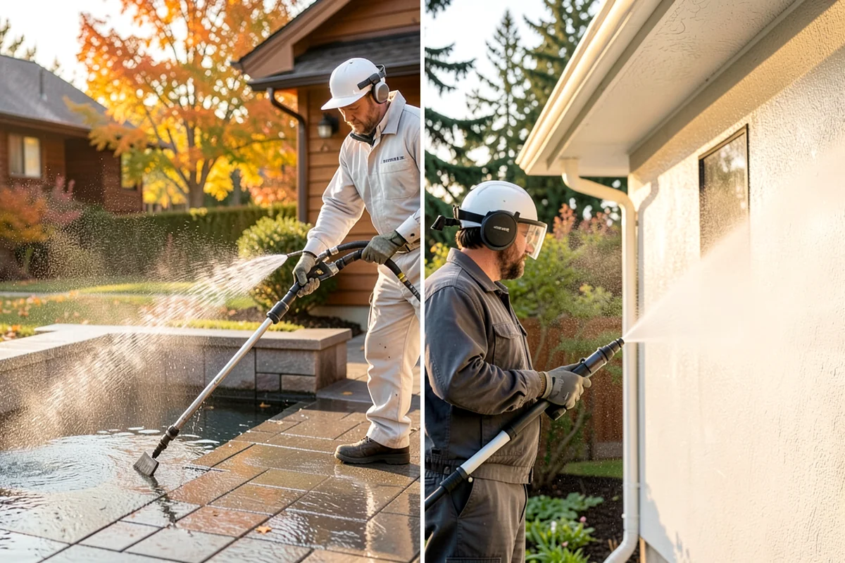 Driveway Brightening in Arlington, Snohomish County, WA - Deep-clean the driveway to remove surface buildup
