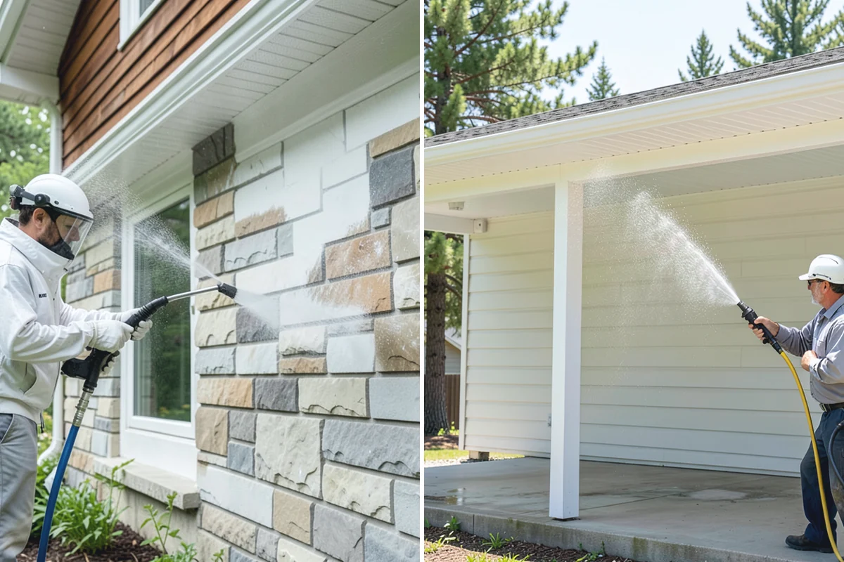 Driveway Brightening in Auburn, King County, WA - Deep-clean the driveway to remove surface buildup