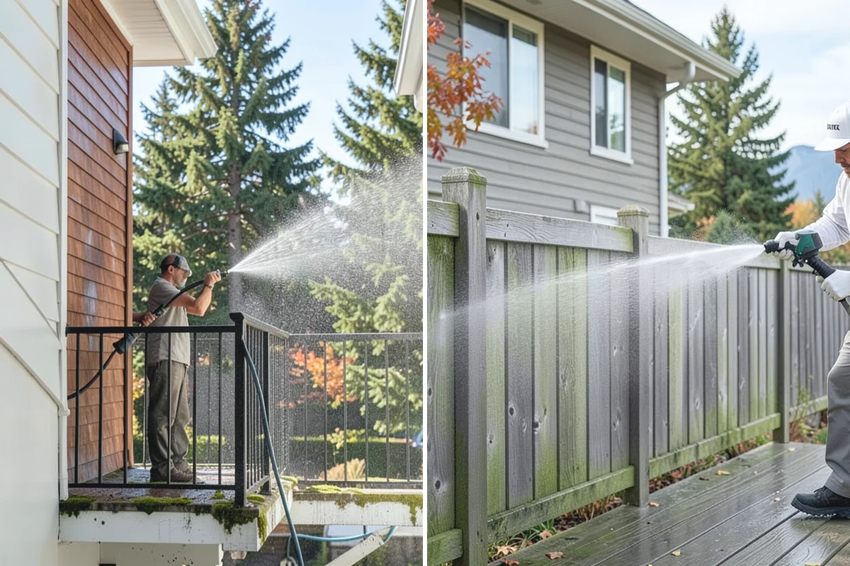 Driveway Brightening in Bonney Lake, Pierce County, WA - Deep-clean the driveway to remove surface buildup
