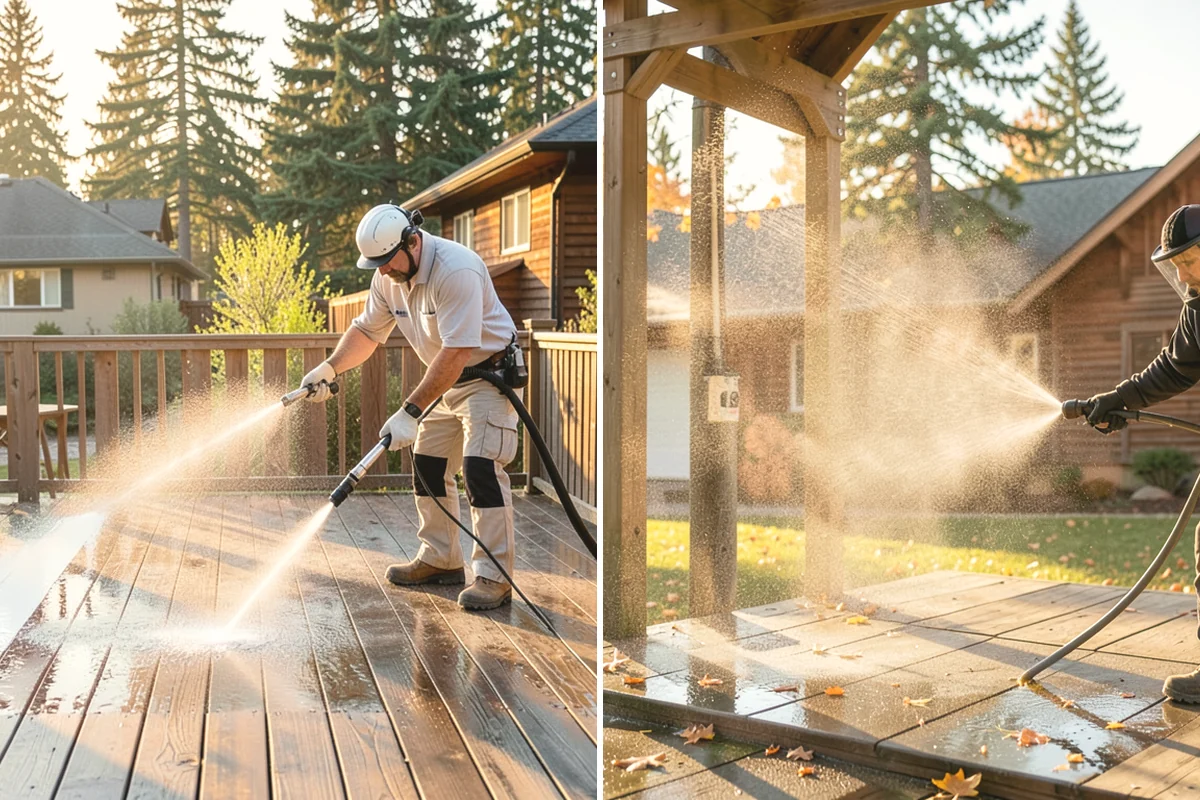 Driveway Brightening in Burien, King County, WA - Deep-clean the driveway to remove surface buildup