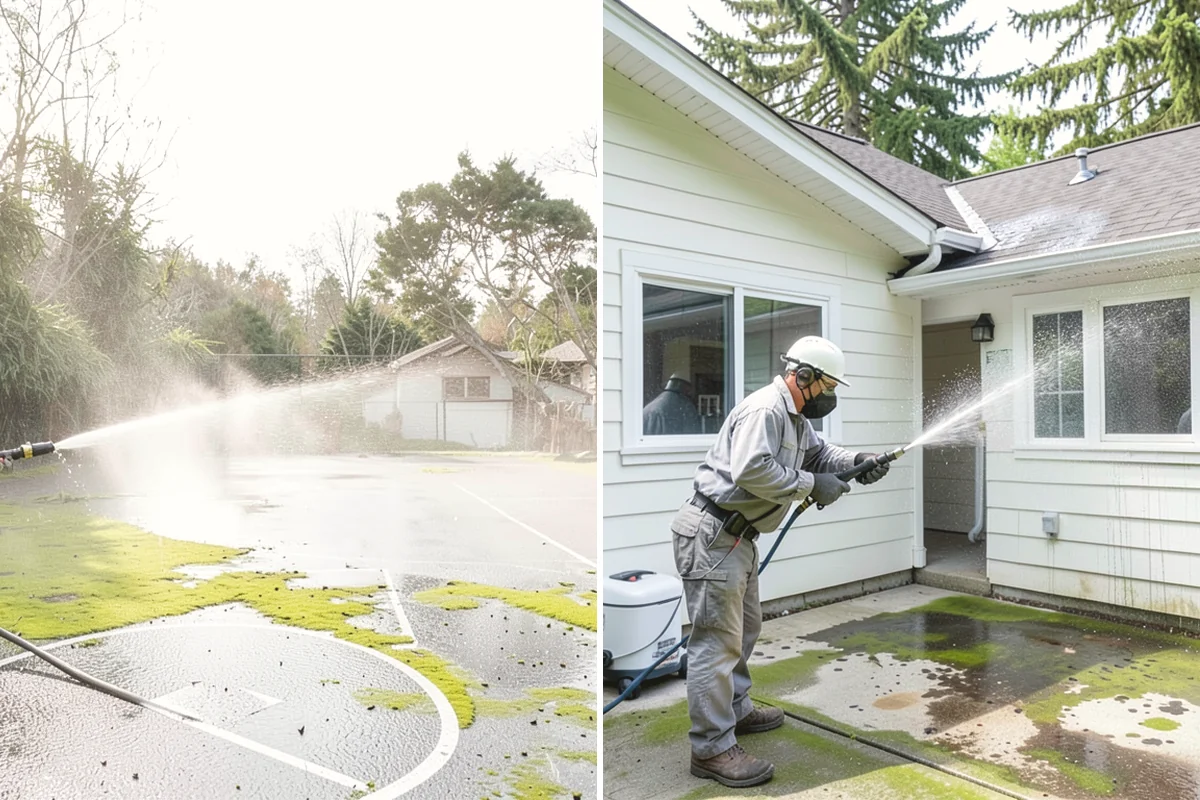 Driveway Brightening in Carnation, King County, WA - Deep-clean the driveway to remove surface buildup