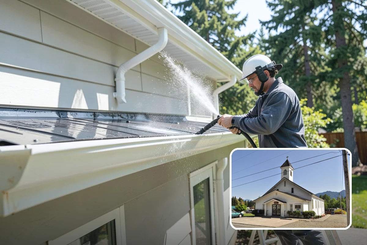 Driveway Brightening in Concrete, Skagit County, WA - Evens out blotchy, weather-dulled concrete