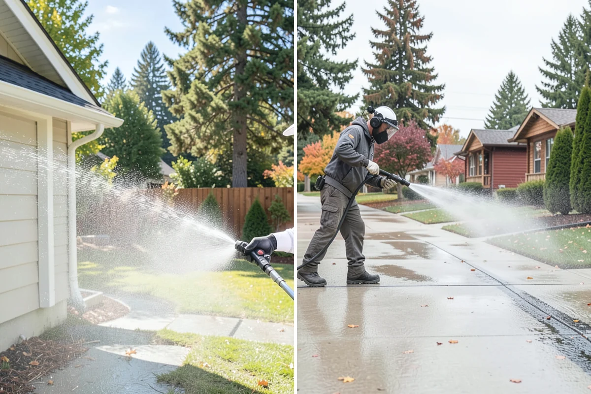 Driveway Brightening in Darrington, Snohomish County, WA - Deep-clean the driveway to remove surface buildup