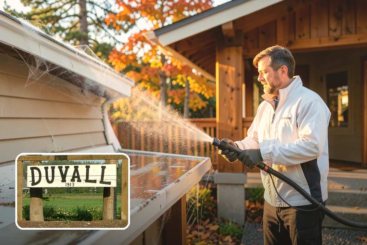 Driveway Brightening in Duvall, King County, WA - Evens out blotchy, weather-dulled concrete