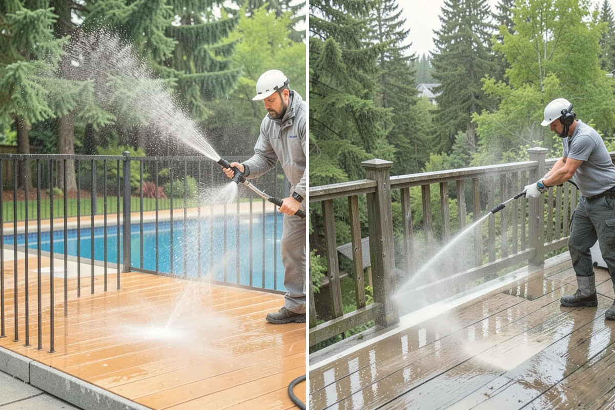 Driveway Brightening in Kent, King County, WA - Deep-clean the driveway to remove surface buildup