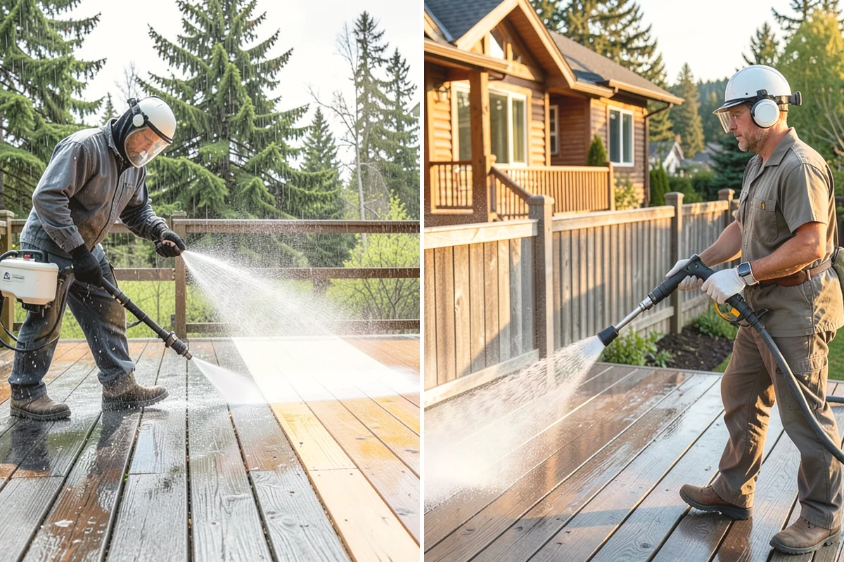 Driveway Brightening in La Conner, Skagit County, WA - Deep-clean the driveway to remove surface buildup