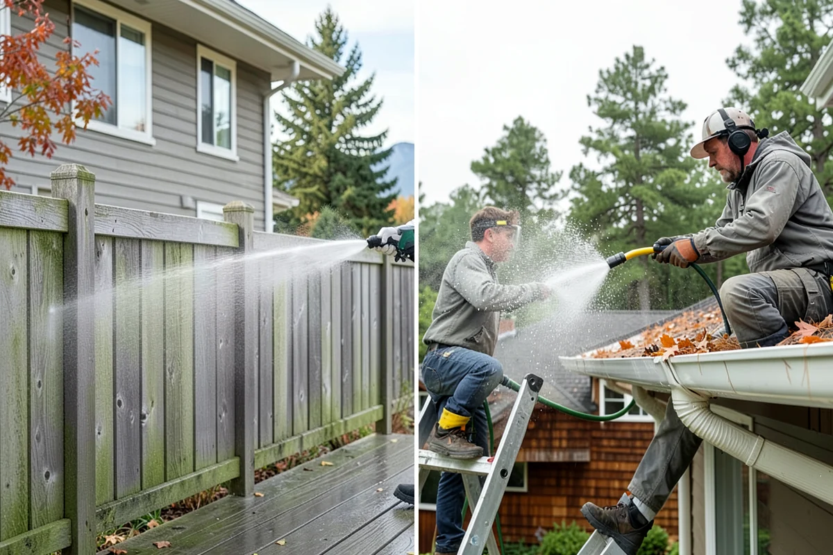 Driveway Brightening in Maple Valley, King County, WA - Deep-clean the driveway to remove surface buildup