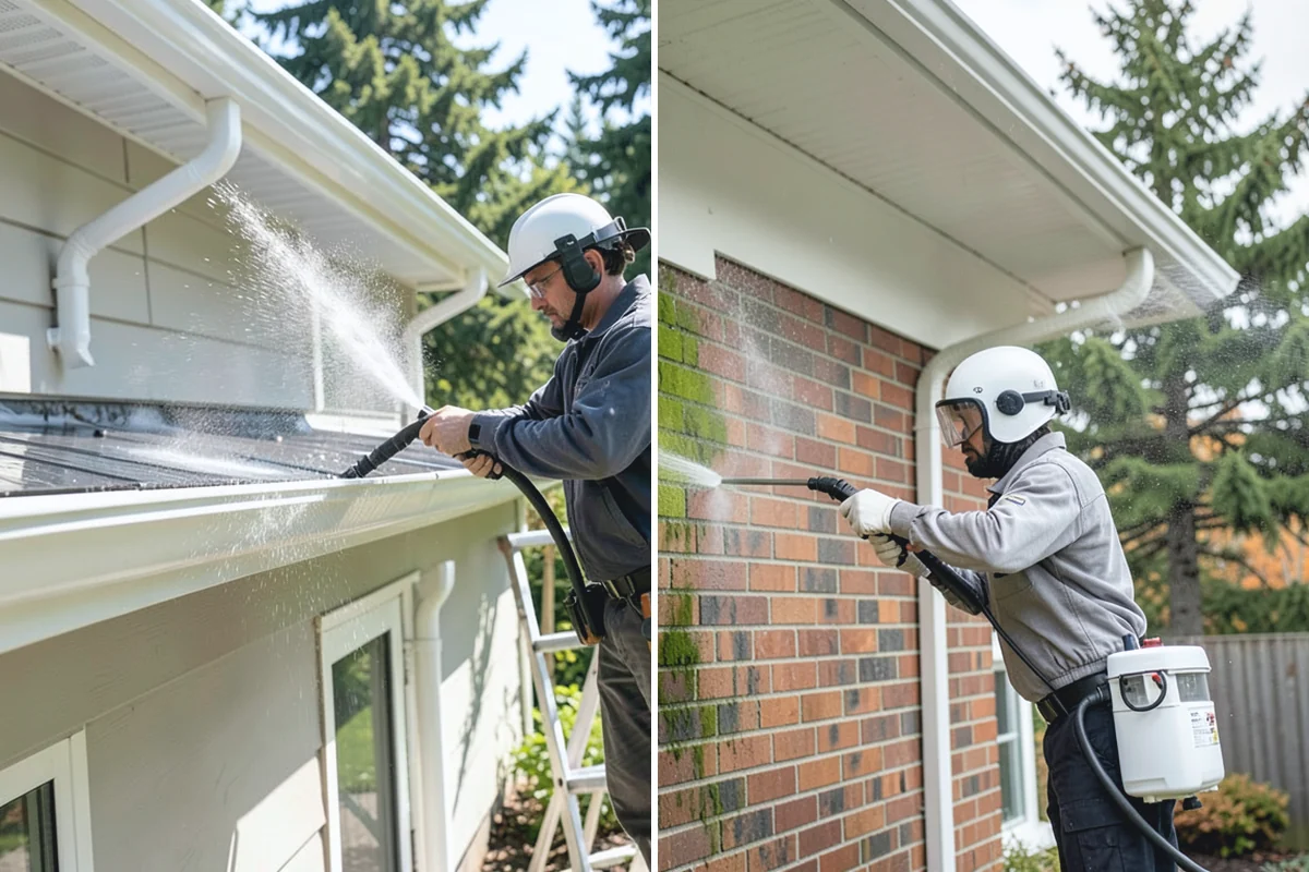 Driveway Brightening in Medina, King County, WA - Deep-clean the driveway to remove surface buildup