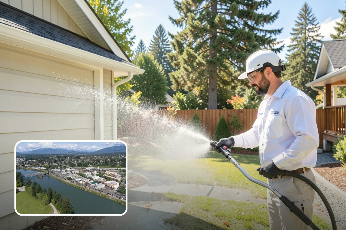 Driveway Brightening in Mount Vernon, Skagit County, WA - Evens out blotchy, weather-dulled concrete