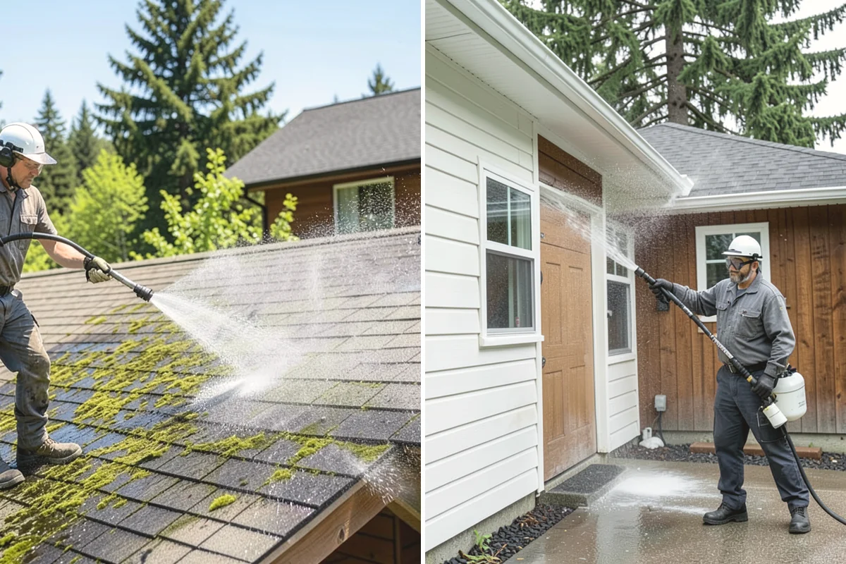 Driveway Brightening in Mukilteo, Snohomish County, WA - Deep-clean the driveway to remove surface buildup