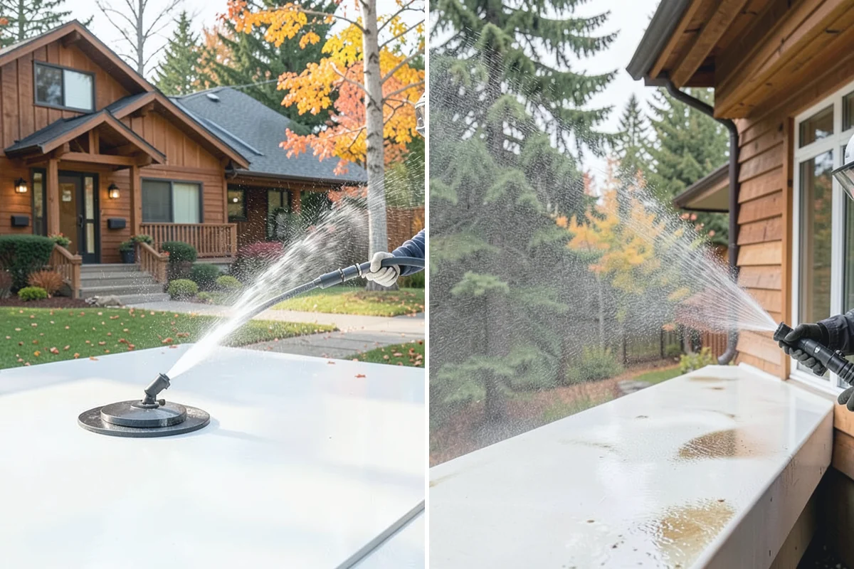 Driveway Brightening in Redmond, King County, WA - Deep-clean the driveway to remove surface buildup