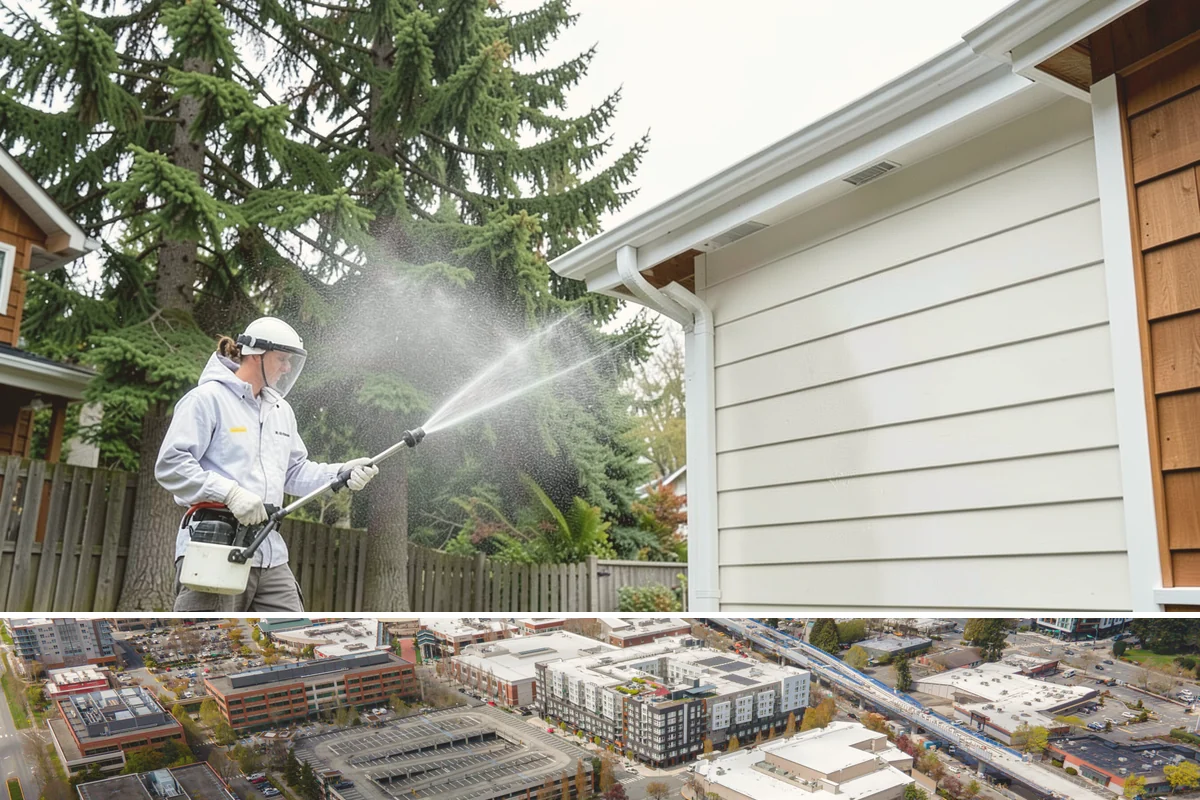 Driveway Brightening in Redmond, King County, WA - Dry summer conditions let brightening treatments perform and the surface dry evenly.