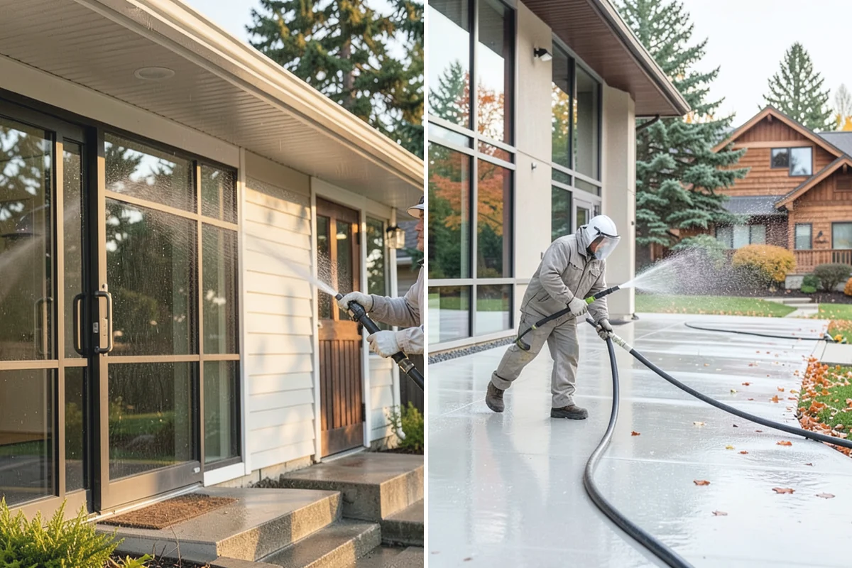 Driveway Brightening in Roy, Pierce County, WA - Deep-clean the driveway to remove surface buildup