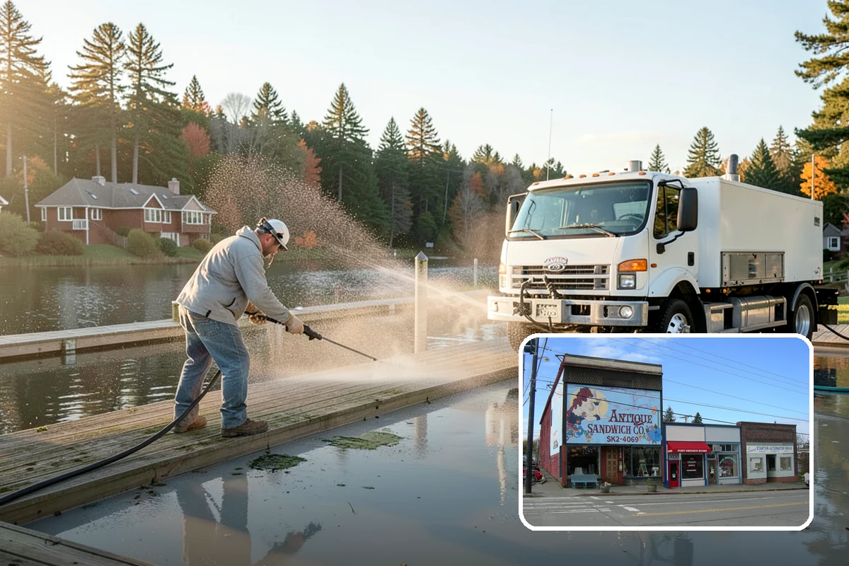 Driveway Brightening in Ruston, Pierce County, WA - Evens out blotchy, weather-dulled concrete