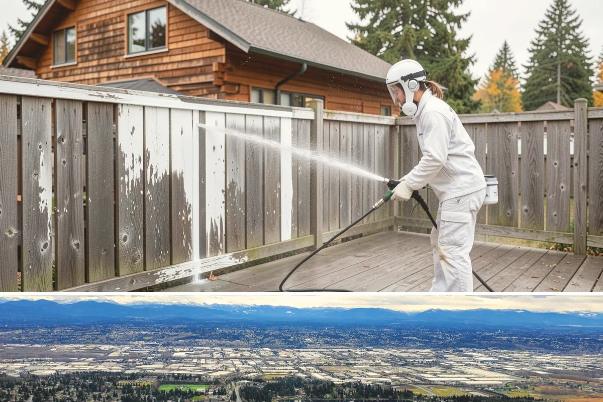 Driveway Brightening in SeaTac, King County, WA - Dry summer conditions let brightening treatments perform and the surface dry evenly.