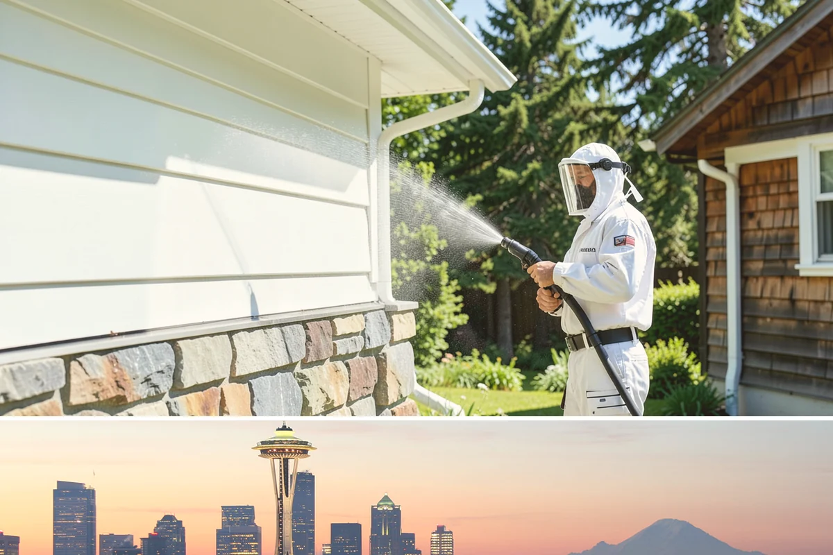 Driveway Brightening in Seattle, King County, WA - Dry summer conditions let brightening treatments perform and the surface dry evenly.