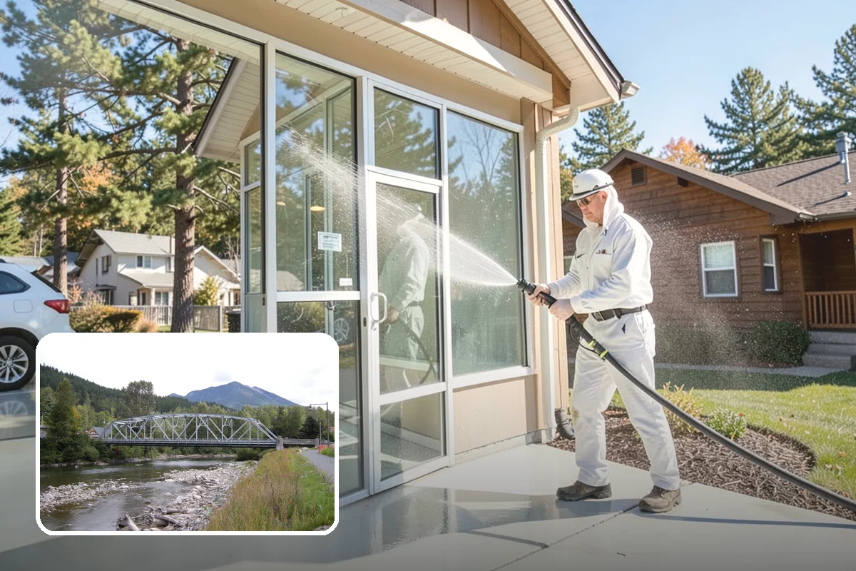 Driveway Brightening in Skykomish, King County, WA - Evens out blotchy, weather-dulled concrete