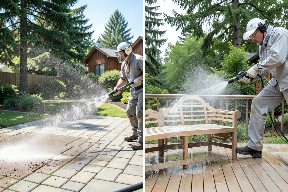 Driveway Brightening in Snoqualmie, King County, WA - Deep-clean the driveway to remove surface buildup