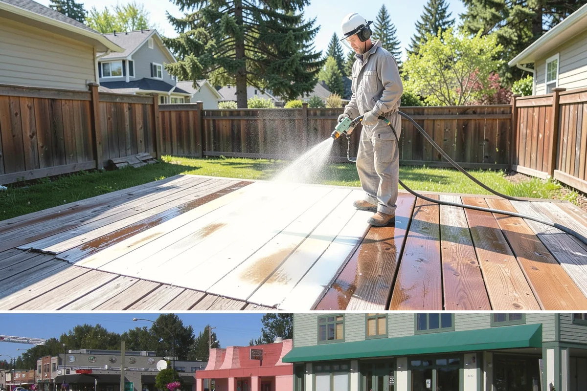 Driveway Brightening in Snoqualmie, King County, WA - Dry summer conditions let brightening treatments perform and the surface dry evenly.