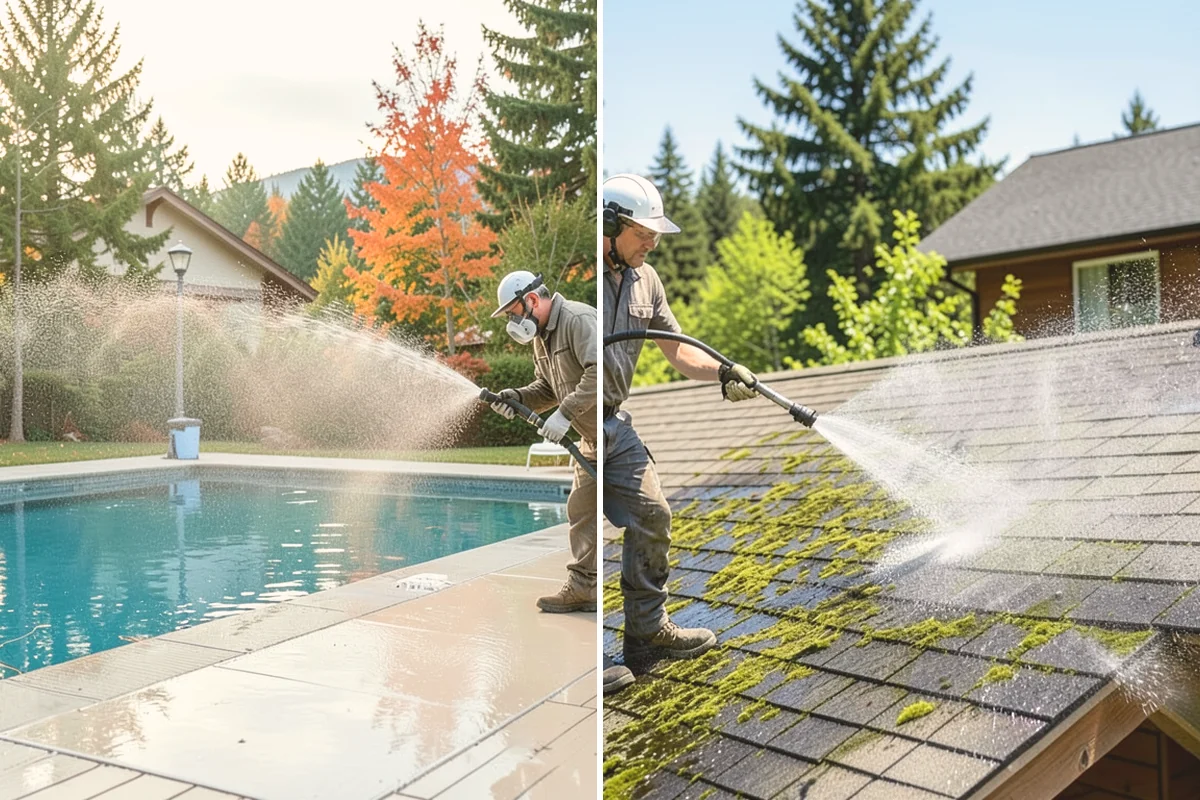 Driveway Brightening in Stanwood, Snohomish County, WA - Deep-clean the driveway to remove surface buildup