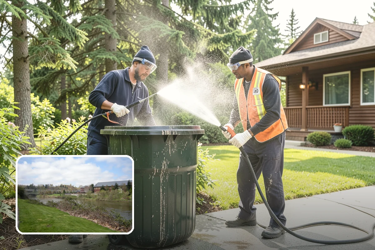 Driveway Brightening in Tukwila, King County, WA - Evens out blotchy, weather-dulled concrete