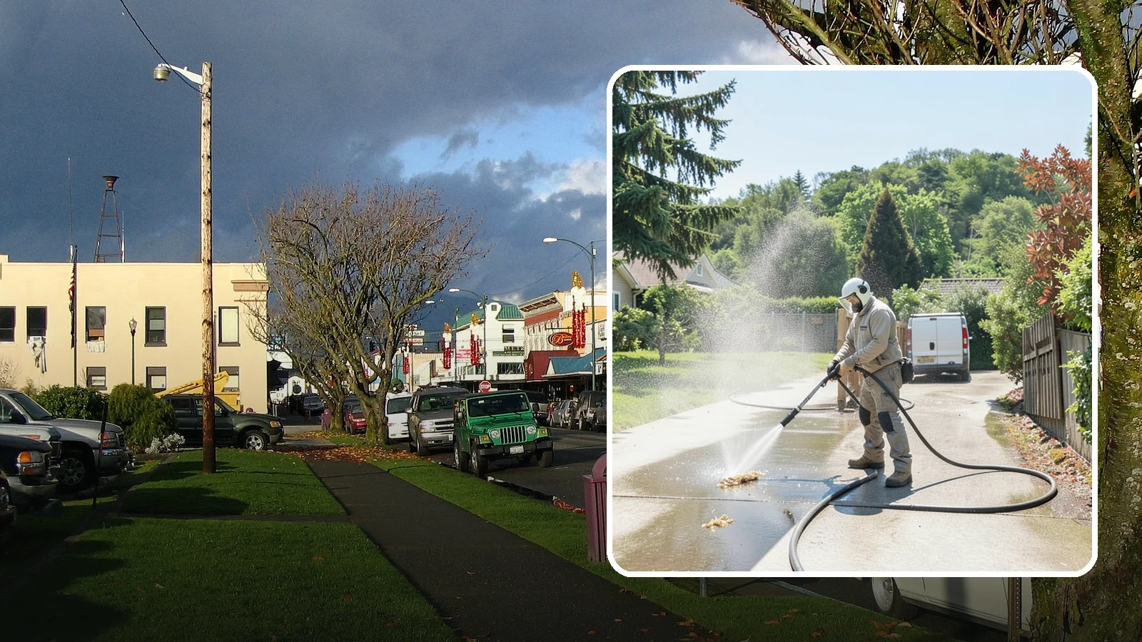 Driveway Gum Removal in Arlington, Snohomish County, WA - Removal of stuck-on gum that hardens onto driveways and entry areas in high-foot-traffic spots.