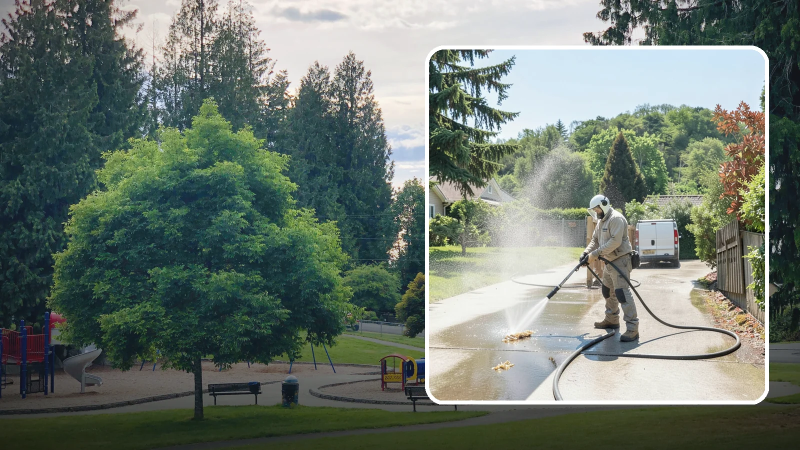 Driveway Gum Removal in Bonney Lake, Pierce County, WA - Removal of stuck-on gum that hardens onto driveways and entry areas in high-foot-traffic spots.