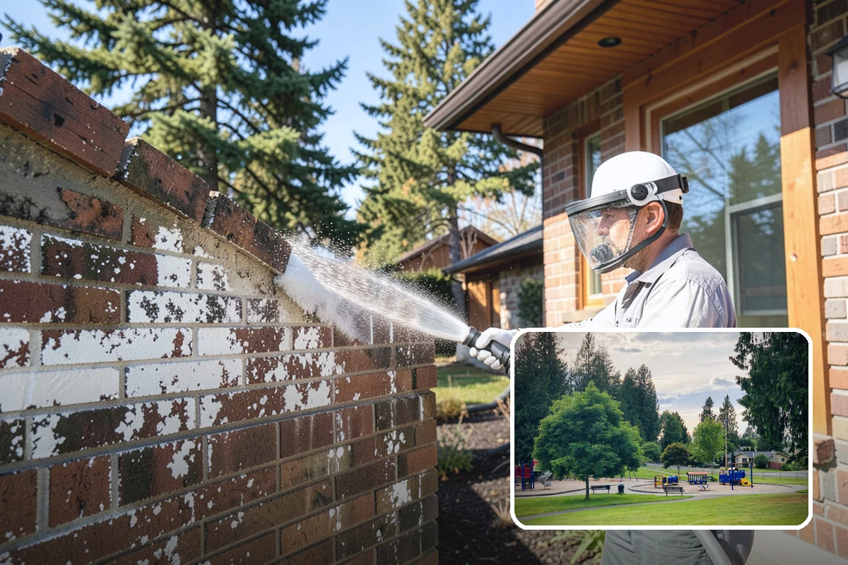 Driveway Gum Removal in Bonney Lake, Pierce County, WA - Removes hardened gum without leaving residue