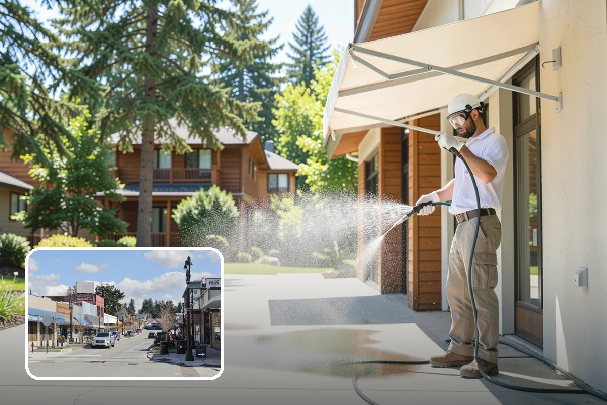 Driveway Gum Removal in Bothell, King County, WA - Removes hardened gum without leaving residue