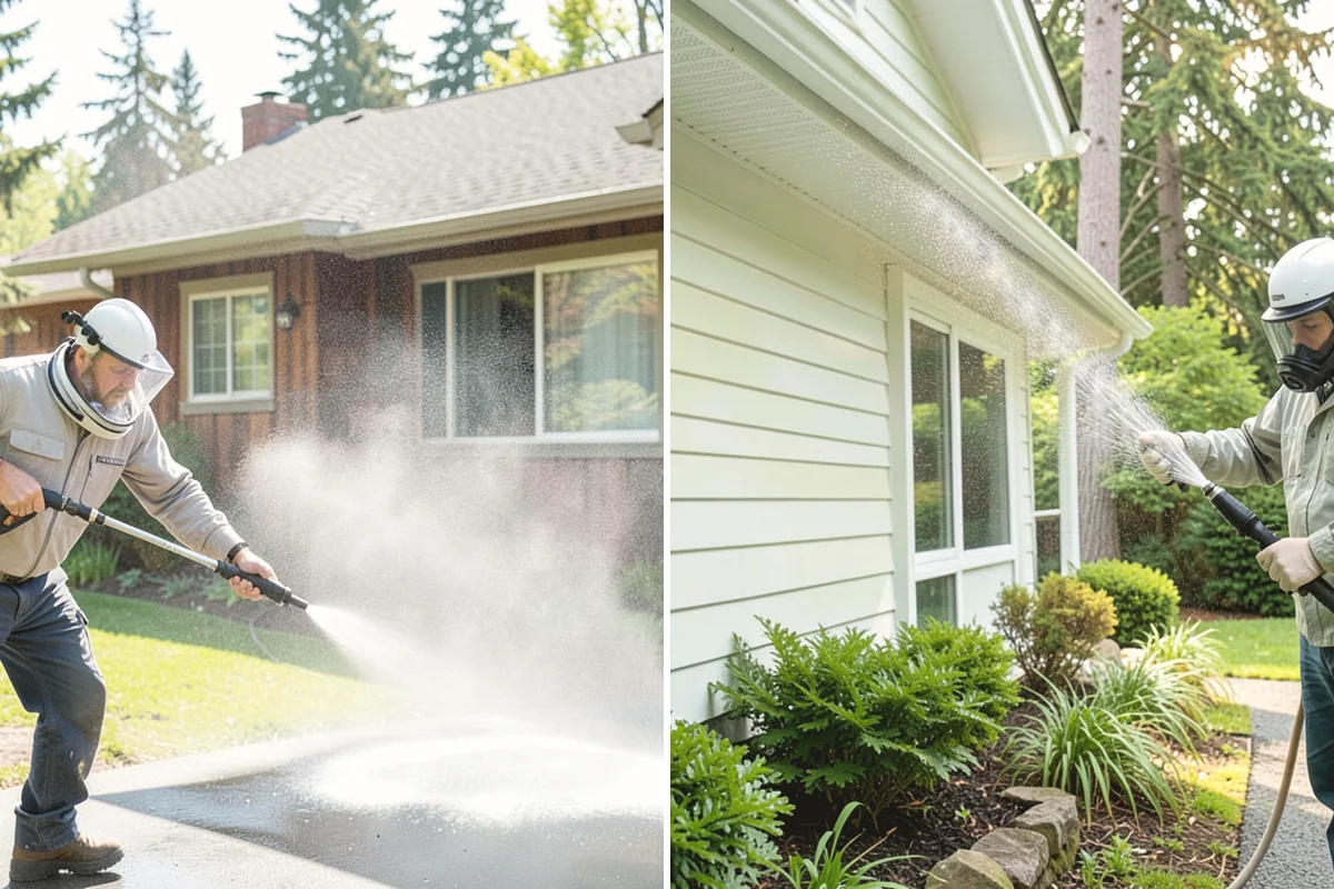 Driveway Gum Removal in Burien, King County, WA - Locate and count the gum deposits