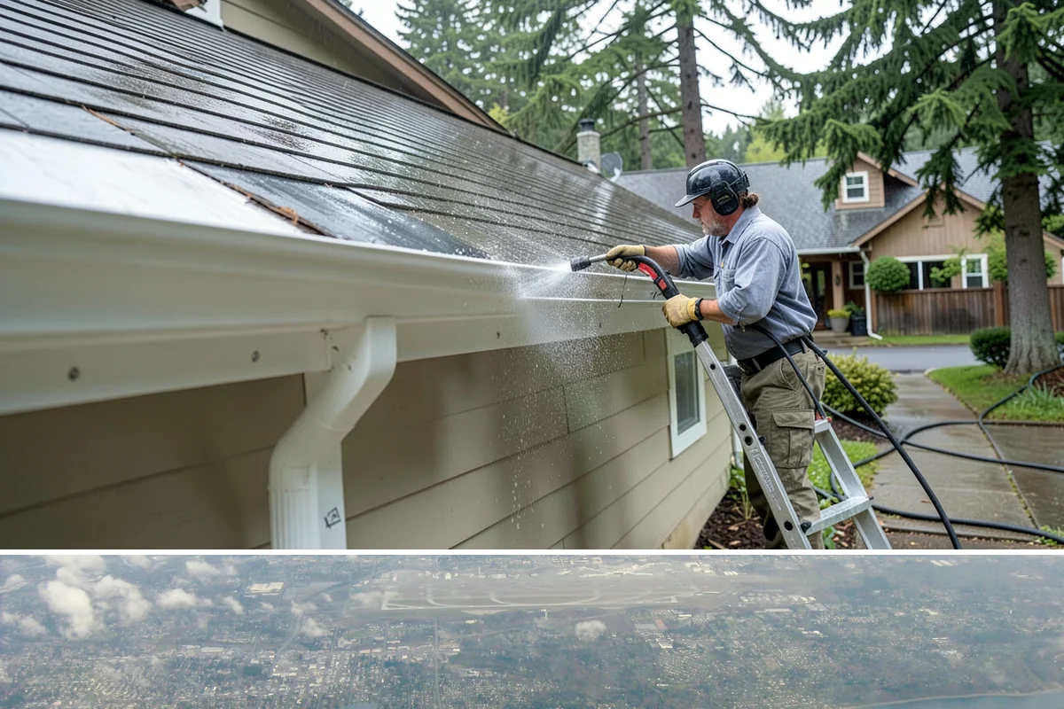 Driveway Gum Removal in Burien, King County, WA - Any dry day works, though warmer conditions soften gum and speed removal.
