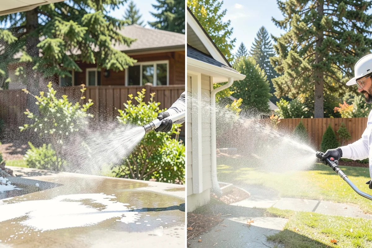 Driveway Gum Removal in Burlington, Skagit County, WA - Locate and count the gum deposits