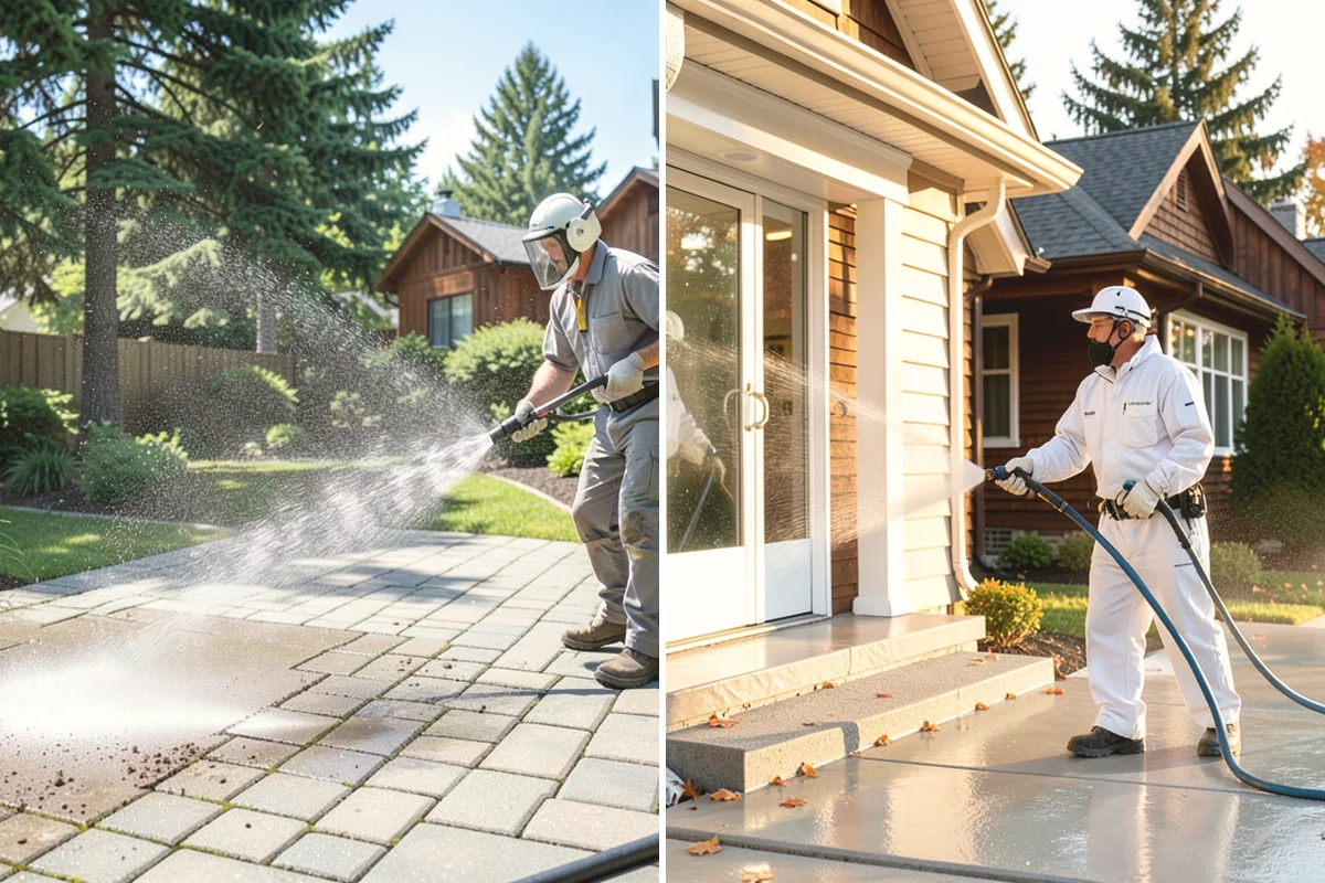 Driveway Gum Removal in Carnation, King County, WA - Locate and count the gum deposits