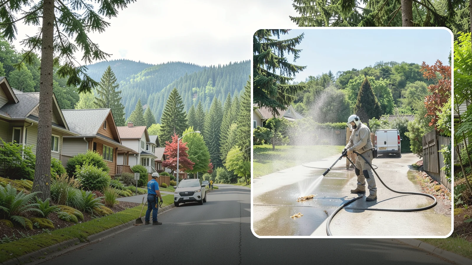 Driveway Gum Removal in Darrington, Snohomish County, WA - Removal of stuck-on gum that hardens onto driveways and entry areas in high-foot-traffic spots.