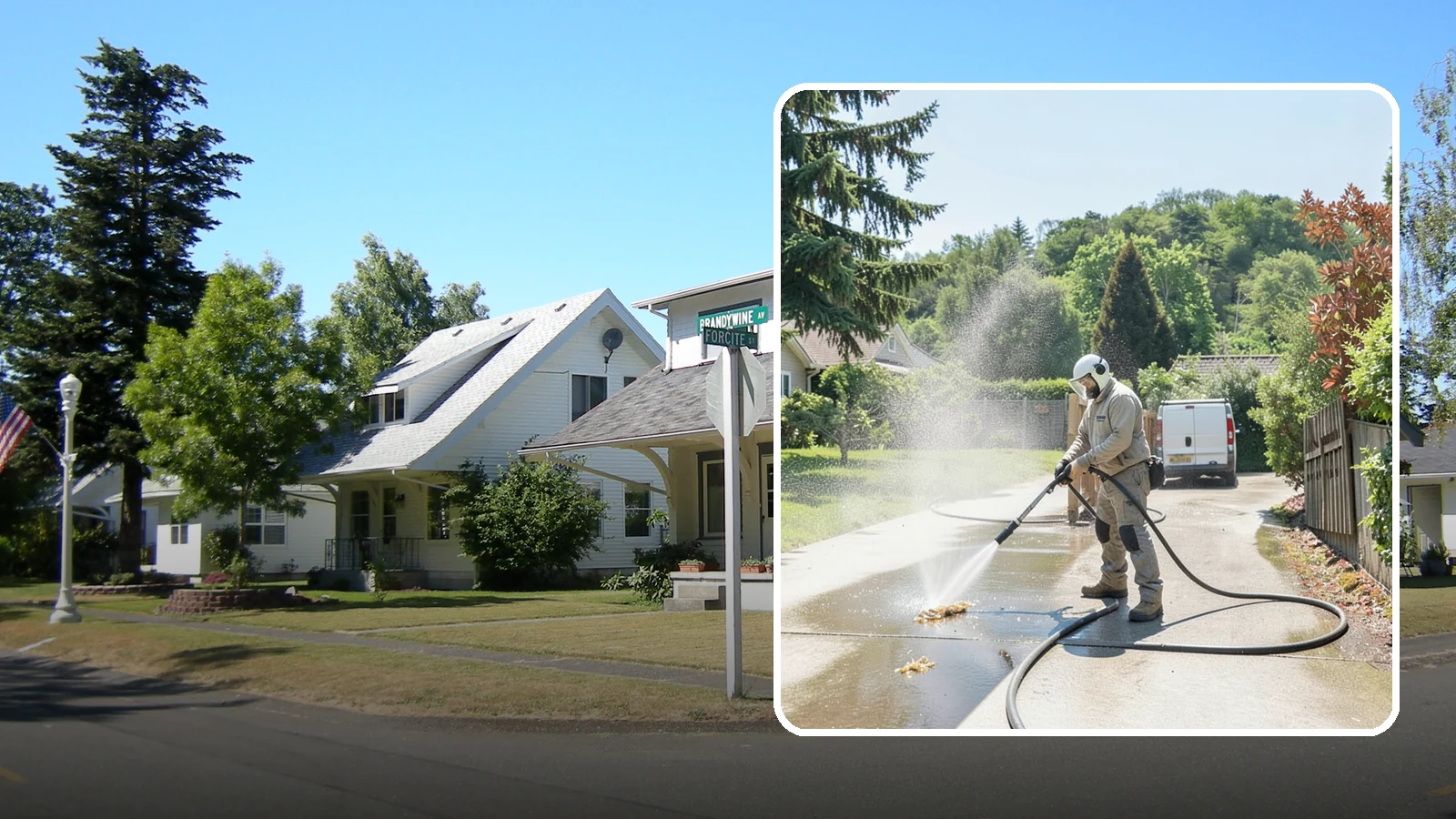 Driveway Gum Removal in DuPont, Pierce County, WA - Removal of stuck-on gum that hardens onto driveways and entry areas in high-foot-traffic spots.