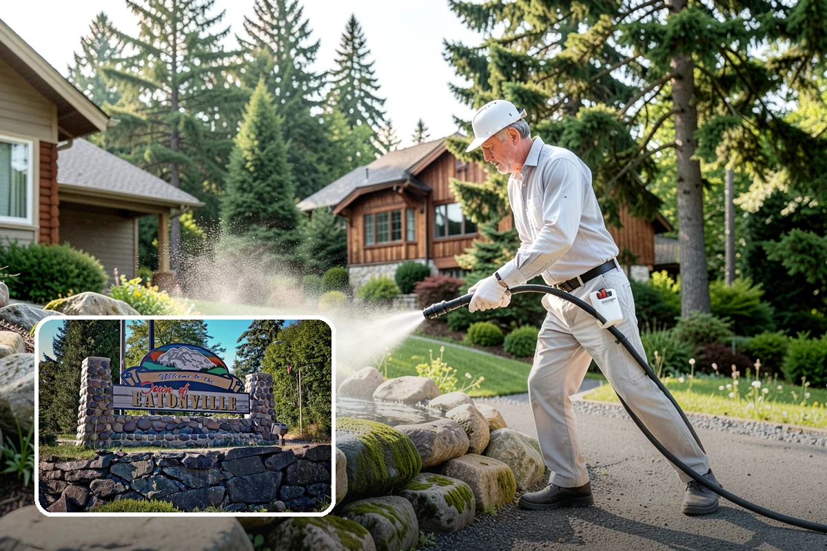 Driveway Gum Removal in Eatonville, Pierce County, WA - Removes hardened gum without leaving residue