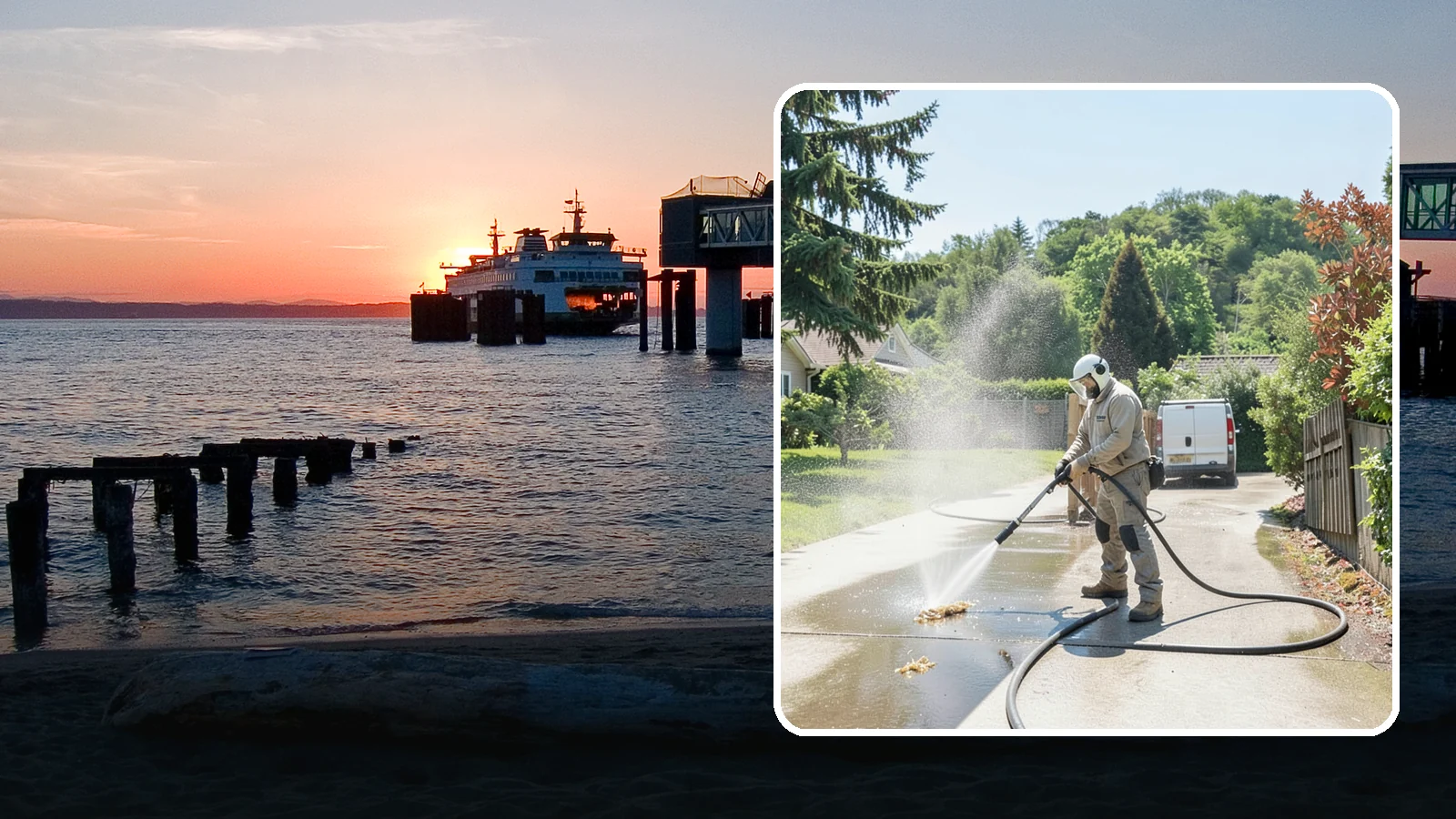 Driveway Gum Removal in Edmonds, Snohomish County, WA - Removal of stuck-on gum that hardens onto driveways and entry areas in high-foot-traffic spots.