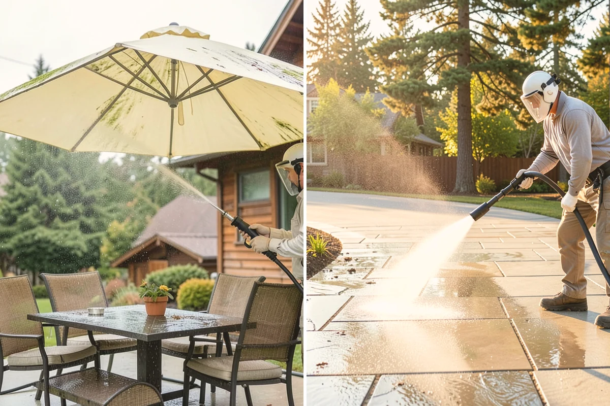 Driveway Gum Removal in Fife, Pierce County, WA - Locate and count the gum deposits