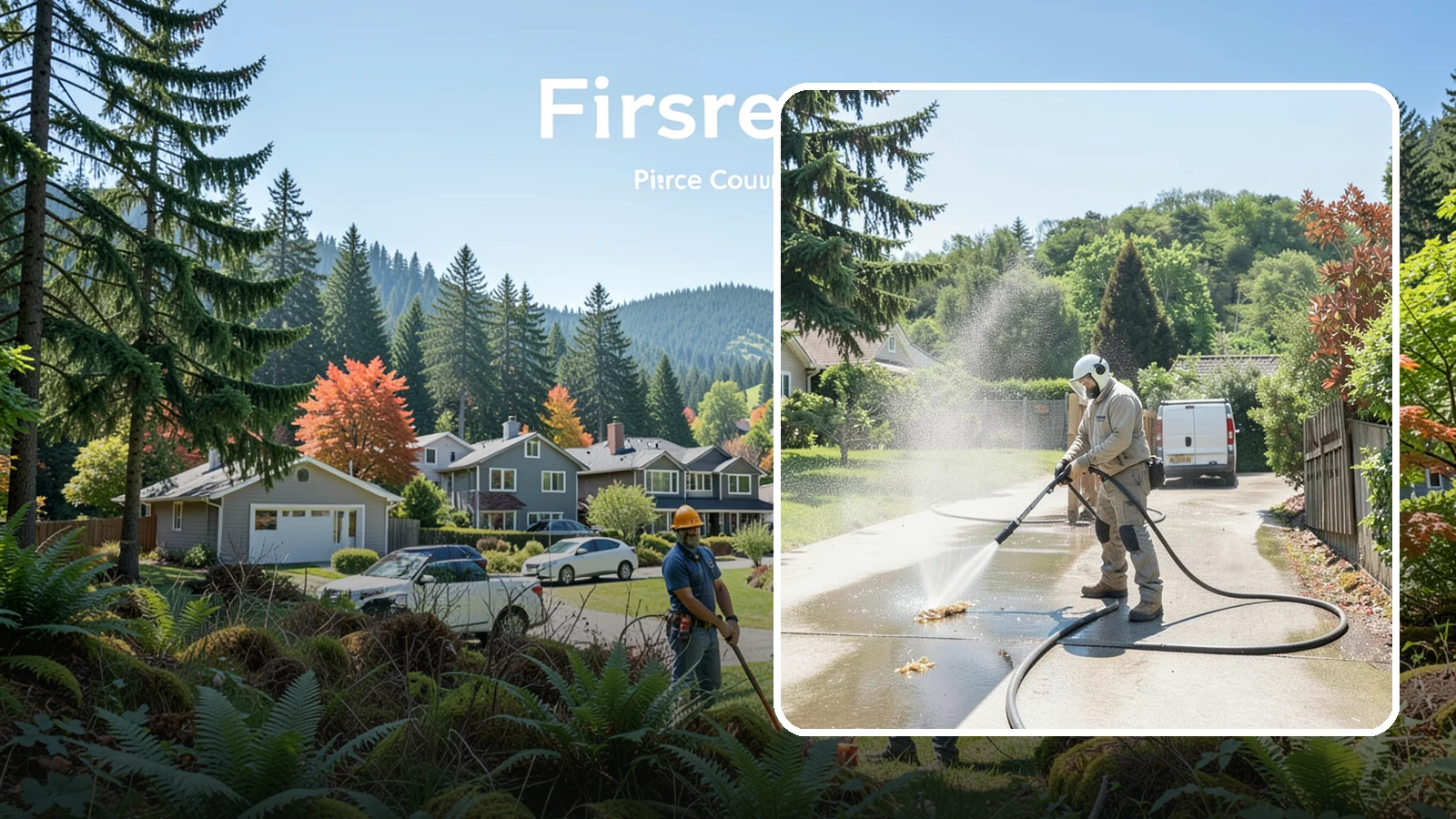 Driveway Gum Removal in Fircrest, Pierce County, WA - Removal of stuck-on gum that hardens onto driveways and entry areas in high-foot-traffic spots.