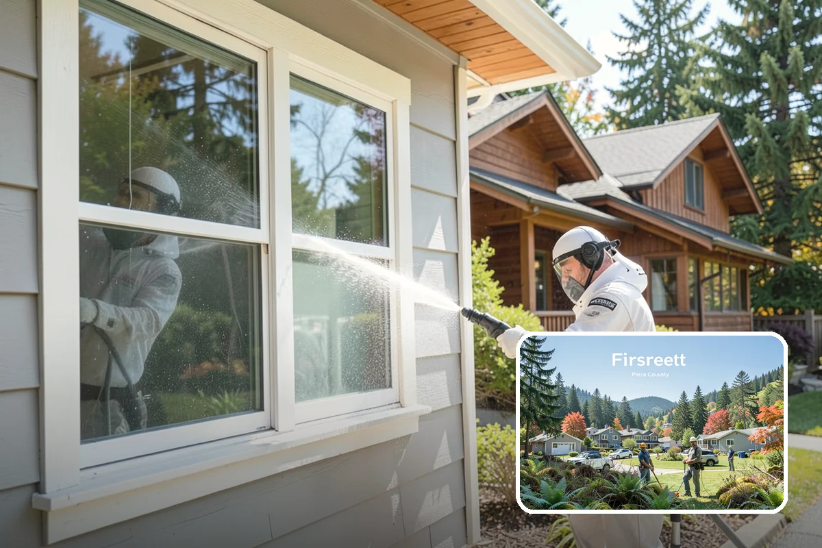 Driveway Gum Removal in Fircrest, Pierce County, WA - Removes hardened gum without leaving residue