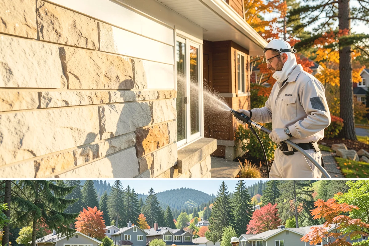 Driveway Gum Removal in Fircrest, Pierce County, WA - Any dry day works, though warmer conditions soften gum and speed removal.