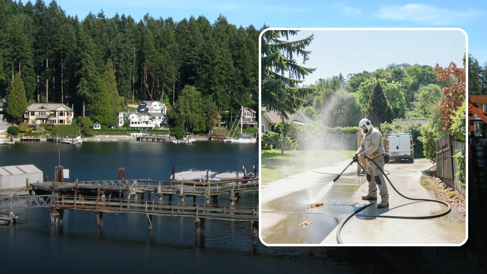 Driveway Gum Removal in Gig Harbor, Pierce County, WA - Removal of stuck-on gum that hardens onto driveways and entry areas in high-foot-traffic spots.