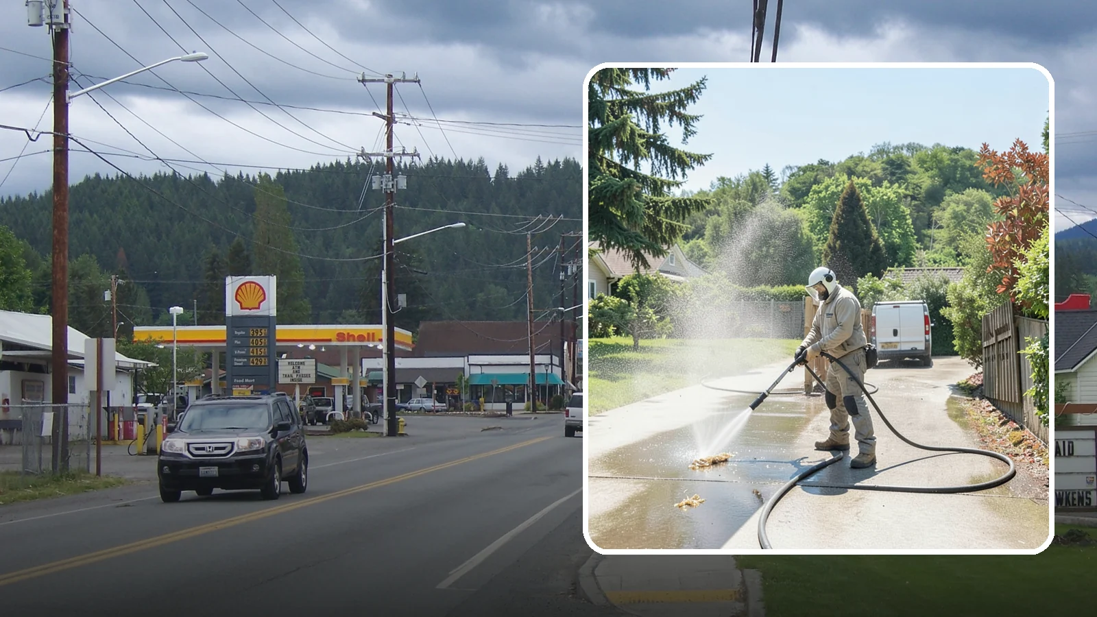 Driveway Gum Removal in Granite Falls, Snohomish County, WA - Removal of stuck-on gum that hardens onto driveways and entry areas in high-foot-traffic spots.