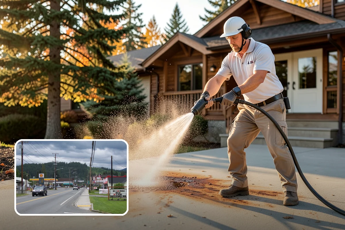 Driveway Gum Removal in Granite Falls, Snohomish County, WA - Removes hardened gum without leaving residue