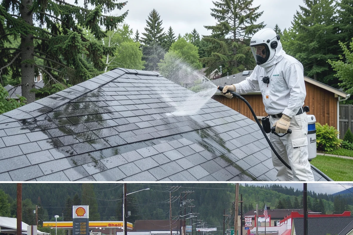 Driveway Gum Removal in Granite Falls, Snohomish County, WA - Any dry day works, though warmer conditions soften gum and speed removal.