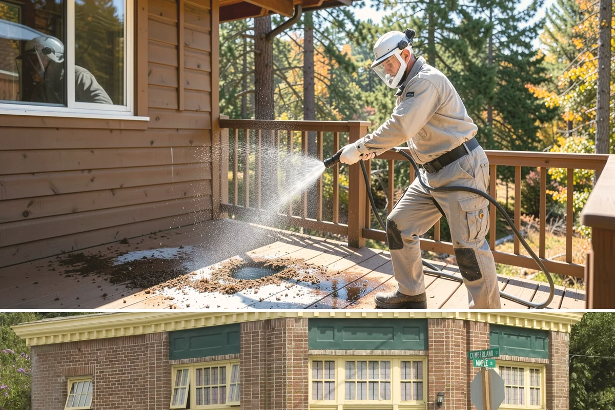 Driveway Gum Removal in Hamilton, Skagit County, WA - Any dry day works, though warmer conditions soften gum and speed removal.