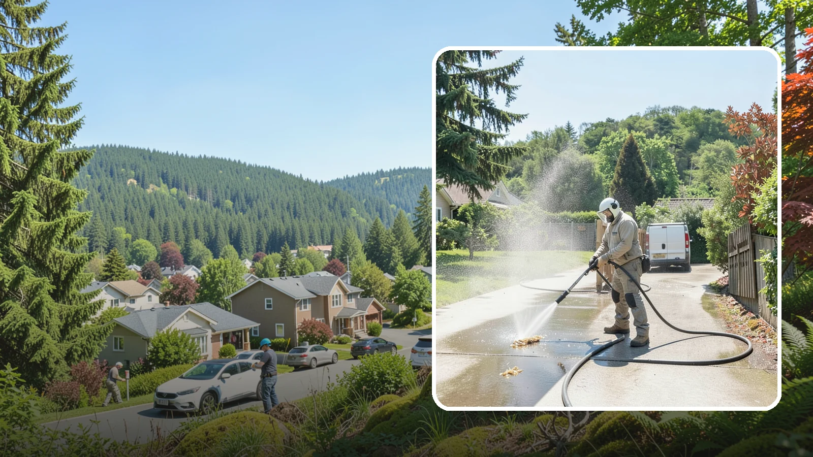 Driveway Gum Removal in Index, Snohomish County, WA - Removal of stuck-on gum that hardens onto driveways and entry areas in high-foot-traffic spots.
