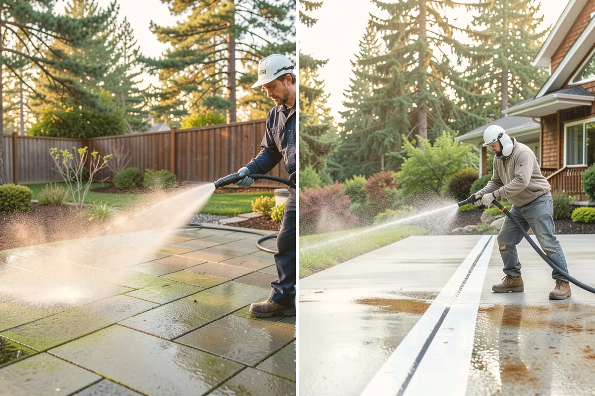 Driveway Gum Removal in Index, Snohomish County, WA - Locate and count the gum deposits