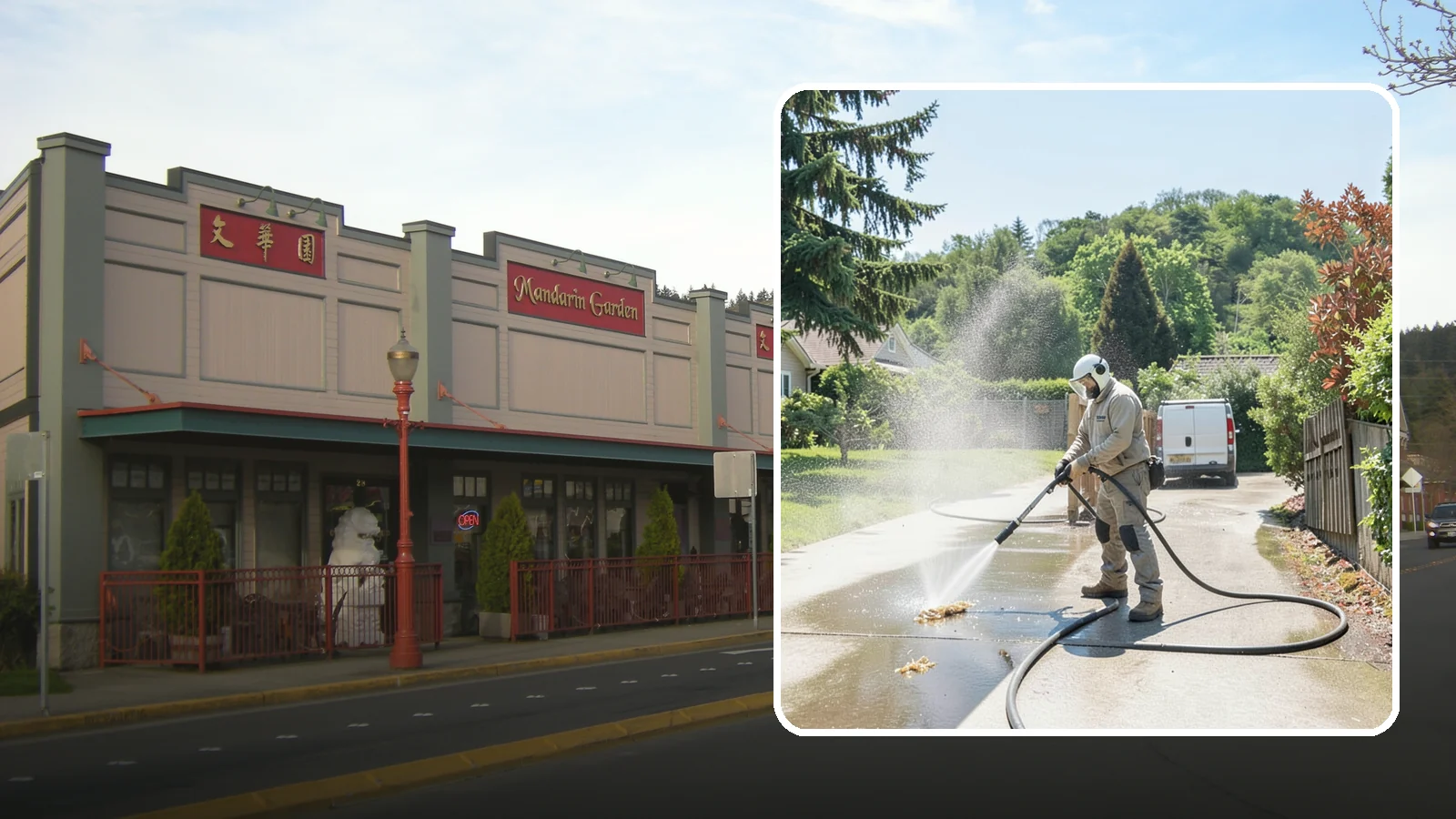Driveway Gum Removal in Issaquah, King County, WA - Removal of stuck-on gum that hardens onto driveways and entry areas in high-foot-traffic spots.
